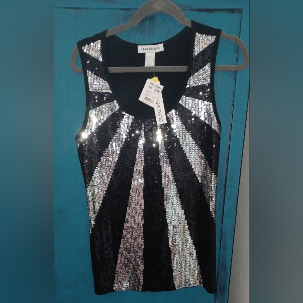 NWT Sequined Top